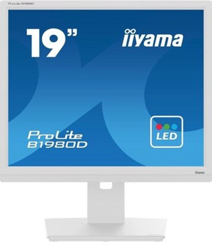 19" iiyama ProLite B1980D-W5 - LED monitor - 19" - 5 ms - Skjerm