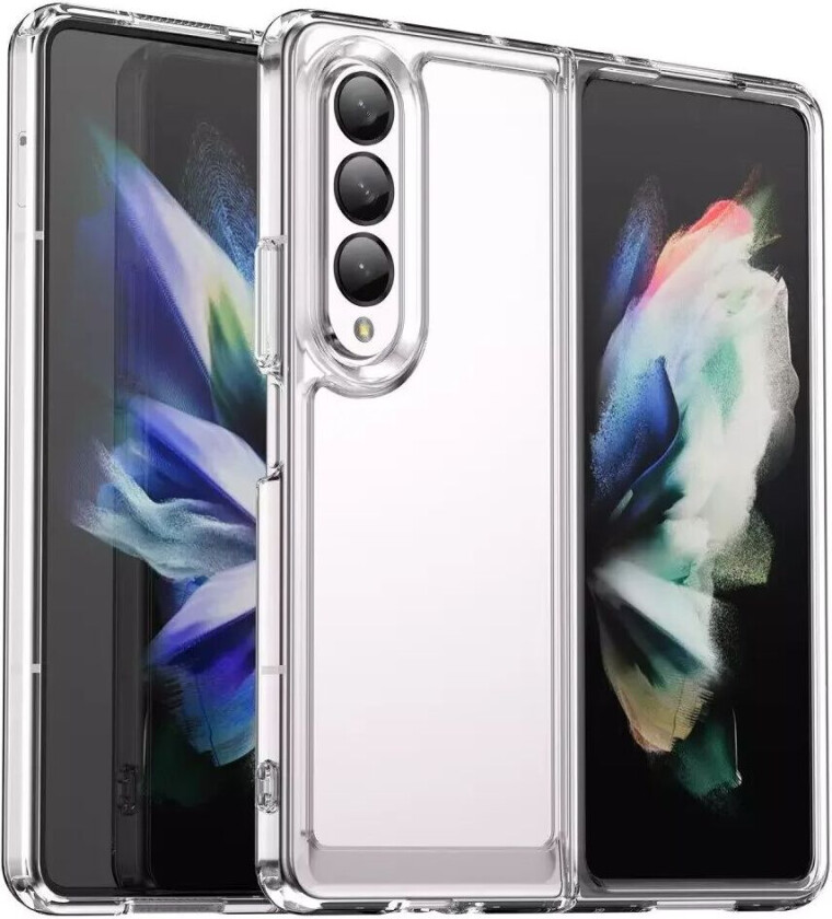 Samsung Galaxy Z Fold4 (5G) Hybrid Plastdeksel - Gjennomsiktig