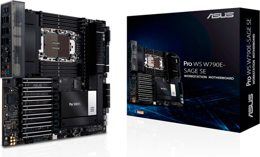 PRO WS W790E-SAGE SE Hovedkort - Intel W790 - Intel LGA4677 socket - DDR5 RAM - SSI (Server)