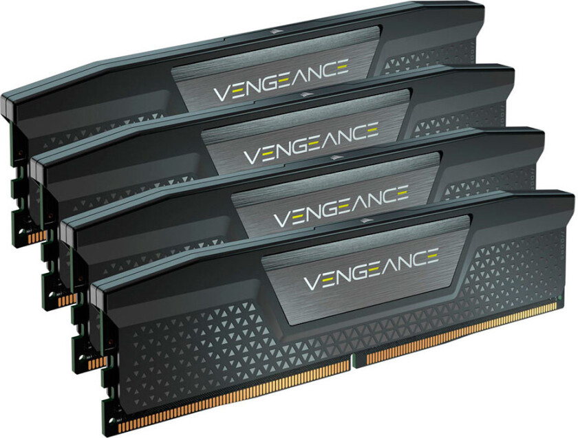 Vengeance DDR5-6200 - 64GB - CL32 - Quad Channel (4 stk) - Intel XMP - Svart