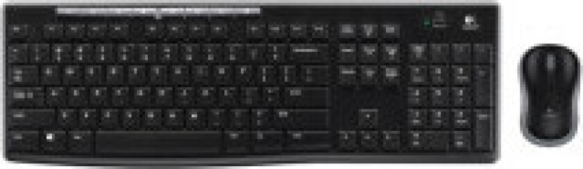 MK270 Wireless Combo - keyboard and mouse set - Hungarian - Tastatur & Mussett - Ungarsk - Svart