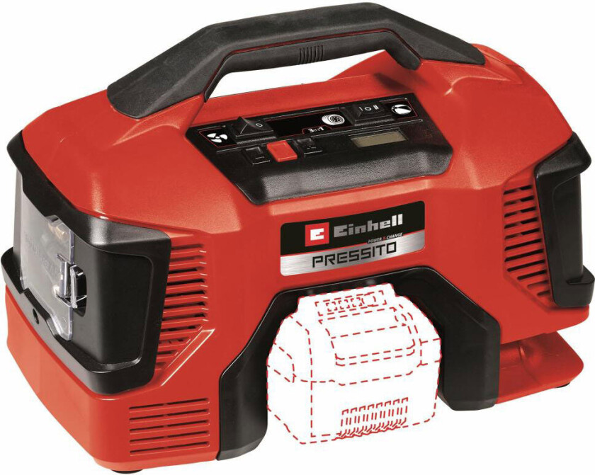 Bilde av PRESSITO 18/21 batteridrevet kompressor 18 V u/batteri og lader