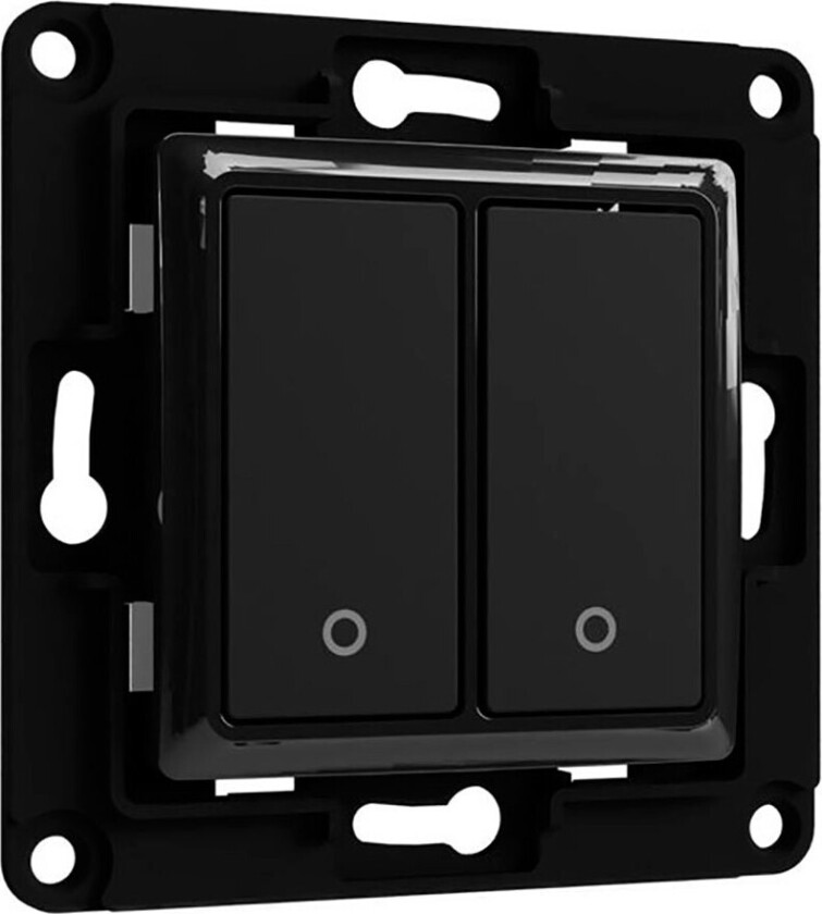 Wall Switch 2 Black