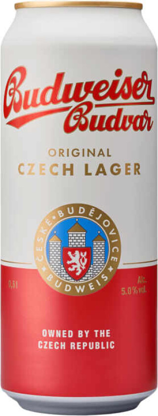 Budweiser Budvar 0,5l boks