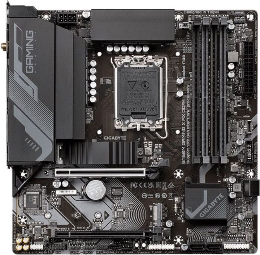 B760 DS3H AX DDR4 Hovedkort - Intel B760 - Intel LGA1700 socket - DDR4 RAM - ATX