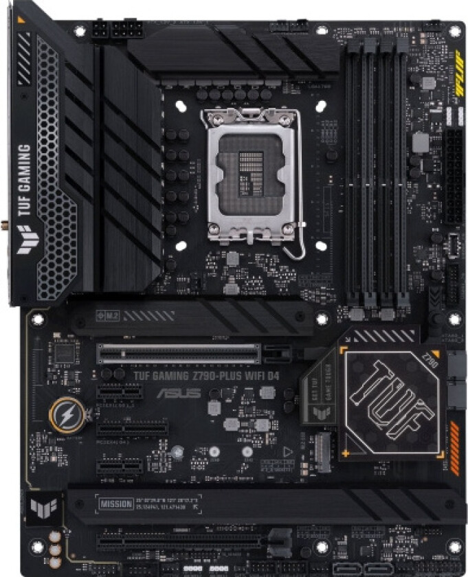 TUF GAMING Z790-PLUS WIFI D4 Hovedkort - Intel Z790 - Intel LGA1700 socket - DDR4 RAM - ATX
