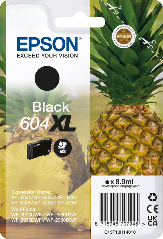 604XL Singlepack - XL - black - original - ink cartridge - Blekkpatron Svart