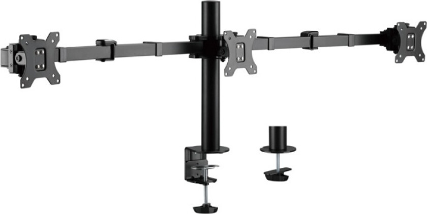 Bilde av Triple monitor mount 17-27" arm length: adjustable