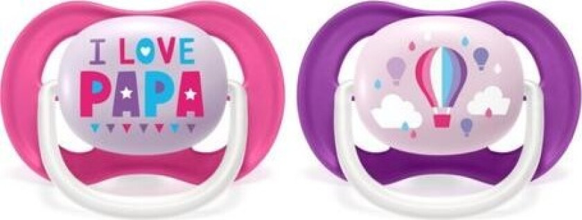 Avent SCF080/04 Ultra Air Pacifier 2-pack assorted colors