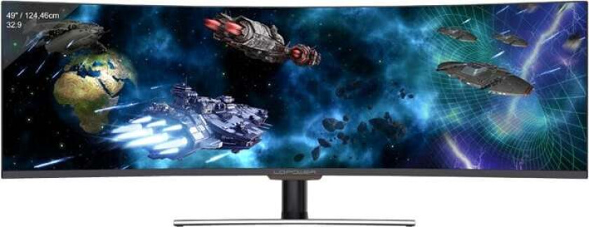 49" LC Power LC-M49-DFHD-144-C-Q - 6 ms - Skjerm