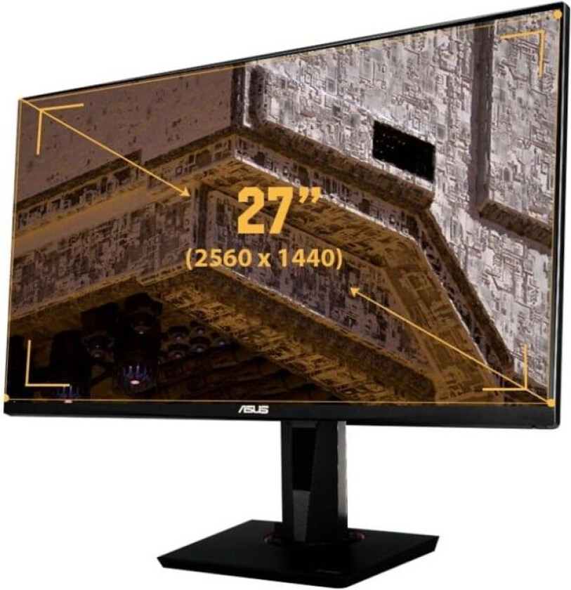 27" ASUS TUF VG27AQZ - 2560x1440 (QHD) - 165Hz - IPS - HDR10 - 1 ms - Skjerm