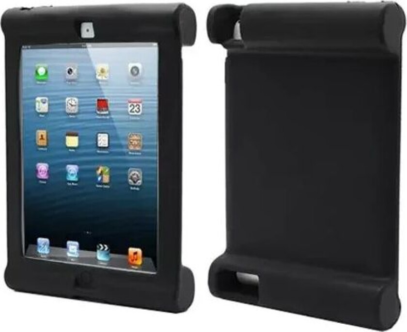iPad 2 / iPad 3 / iPad 4 Retina X-tra Grip Silikondeksel Svart