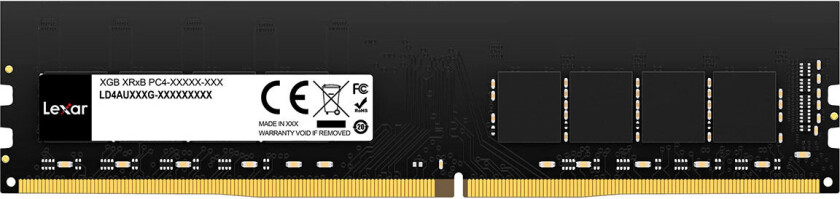- DDR4 - module - 8 GB - DIMM 288-pin - 3200 MHz / PC4-25600 - unbuffered