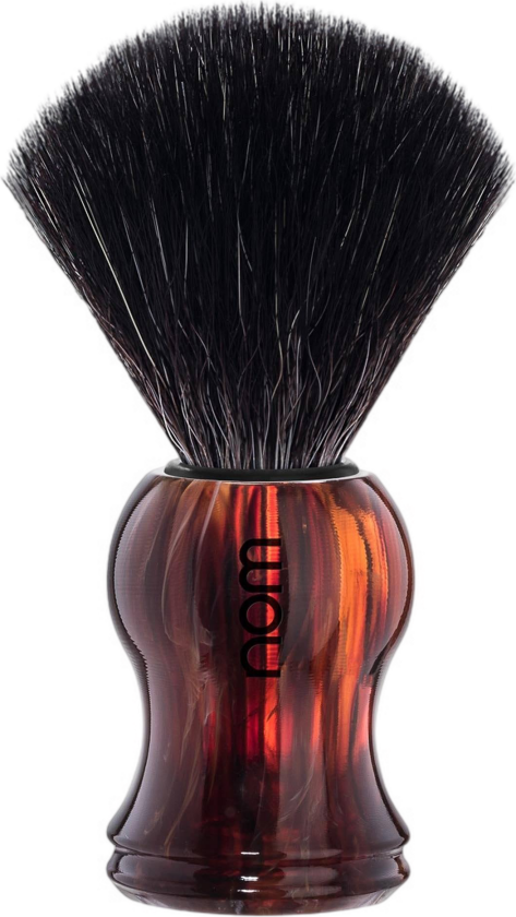 GUSTAV shaving brush Black Fibre Havanna