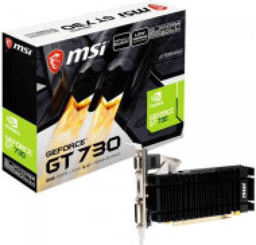 GeForce GT 730 Low Profile - 2GB GDDR3 RAM - Grafikkort