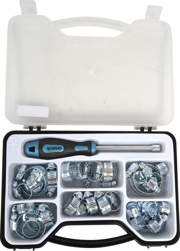 Green>it Slangeklemmersortiment i koffert - 40 deler