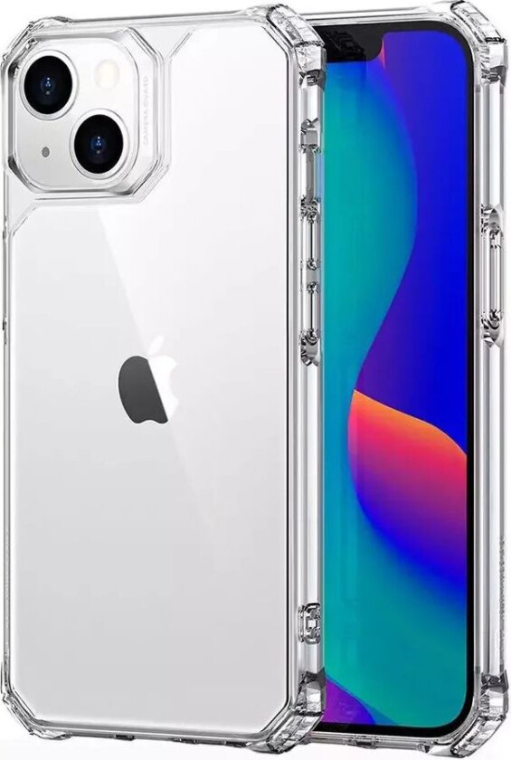 iPhone 14 Plus Deksel Air Armor Clear Hard Case - Gjennomsiktig