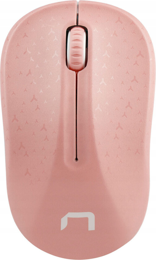 Toucan - mouse - 2.4 GHz - white pink - Mus - Optisk - 3 knapper - Hvit