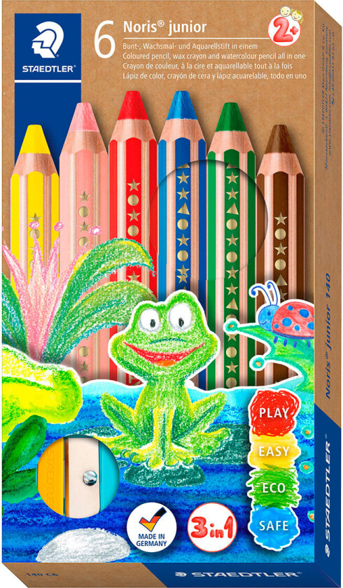 Bilde av Coloured pencil Noris 6pc 100% PEFC