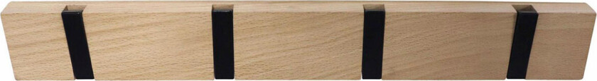 Home>it Knaggrekke med 4 knagger - FLEX- eik