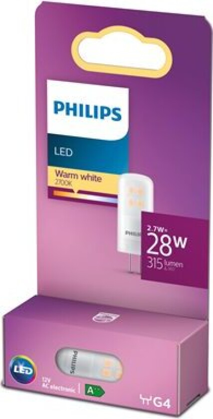 LED-lyspære Capsule 2,7W/827 (28W) G4