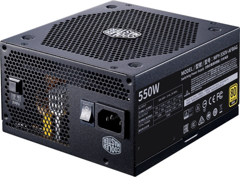 V Series V550 Gold - V2 Strømforsyning (PSU) - 550 Watt - 135 mm - 80 Plus Gold sertifisert
