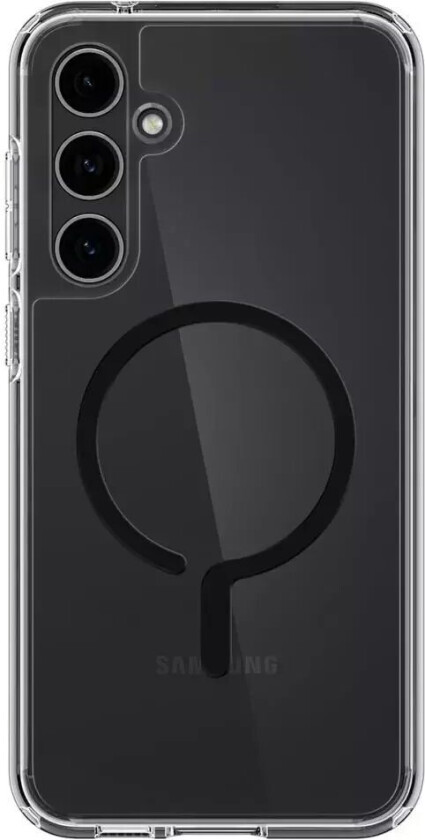 Samsung Galaxy S23 FE Ultra Hybrid Deksel - MagSafe Kompatibel - Gjennomsiktig / Svart