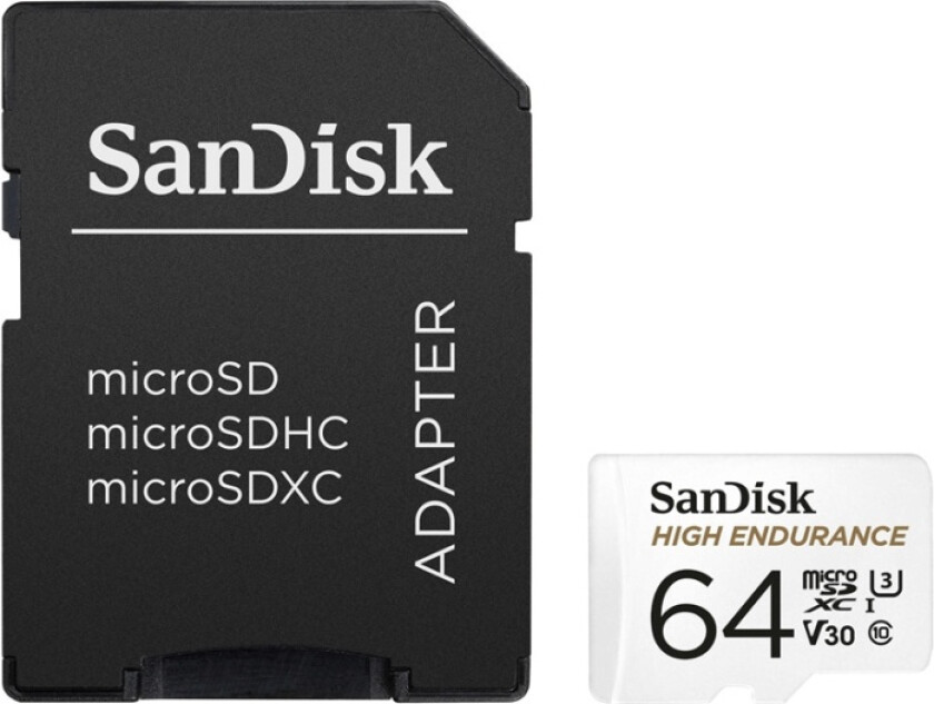 High Endurance microSD/SD - 100MB/s - 64GB