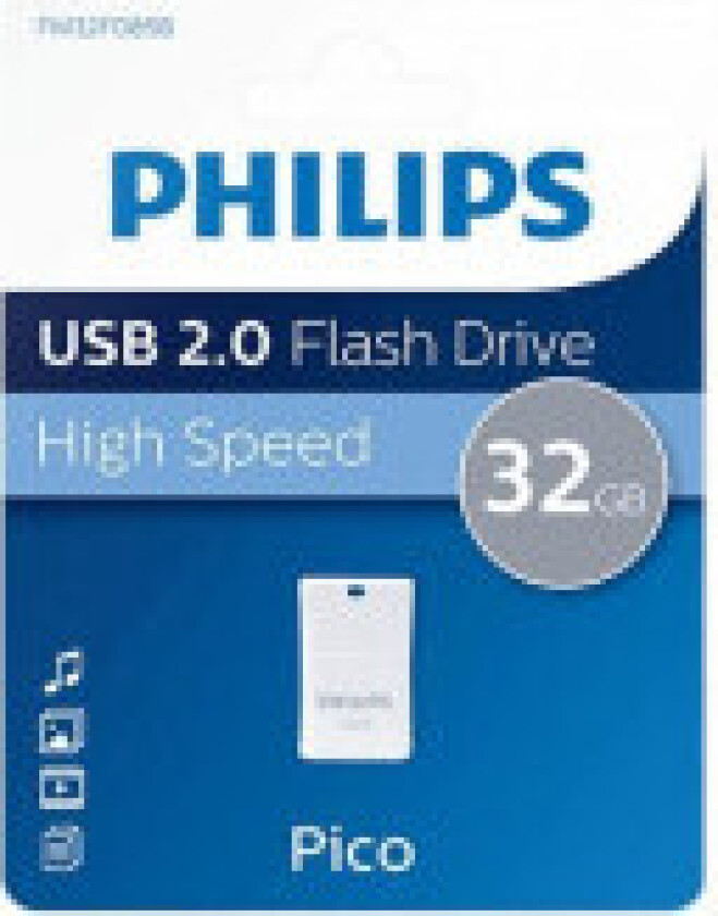 FM32FD85B Pico Edition 2.0 - USB flash drive - 32 GB - 32GB - Minnepenn