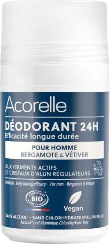 24h Deodorant For Men - Bergamot & Vetiver