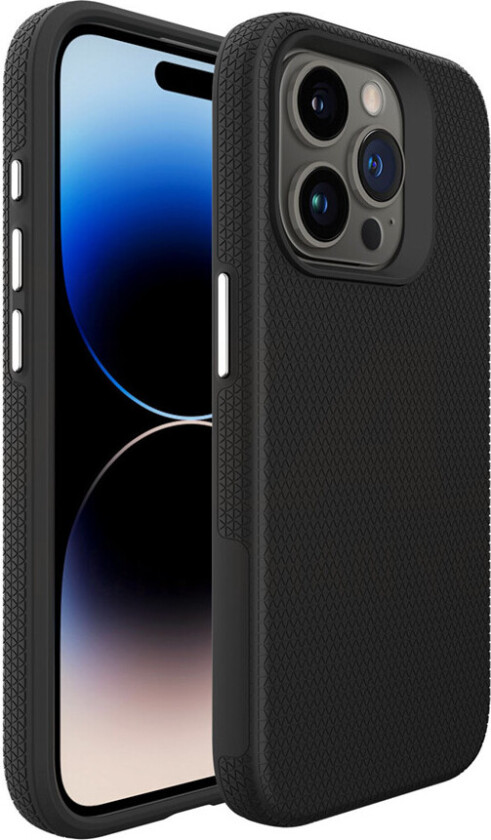 Vmax Triangle Cover til iPhone 15 Pro (TPU) Sort