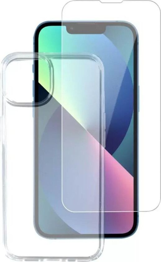4smarts iPhone 13 Pro 4smarts Second Glass X-Pro 360° Protection Set (Deksel + Skjermbeskytter)