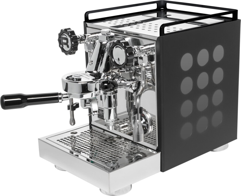 Rocket Espresso Appartamento Espressomaskin m/Melkeskummer 1200W (2,5 Liter) Svart/SÃ¸lv