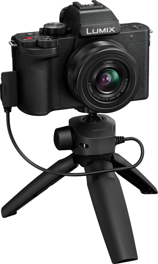 Lumix DC-G100D kamera + stativ + objektiv (12-32)