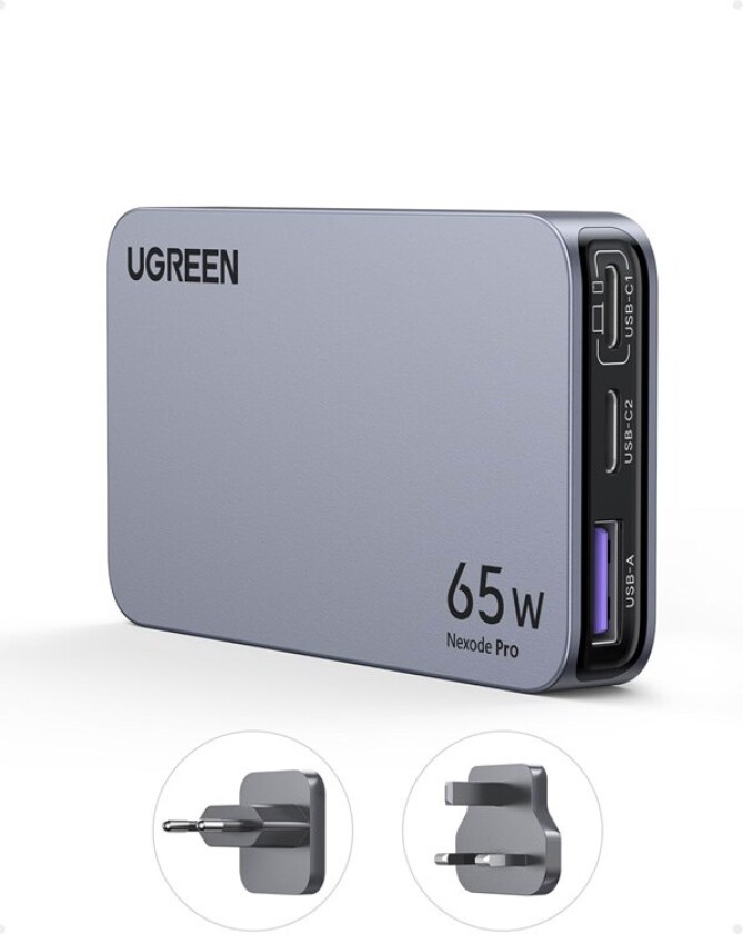 Bilde av Nexode Pro 65W 3-Port GaN Ultra-Slim Fast Travel Charger