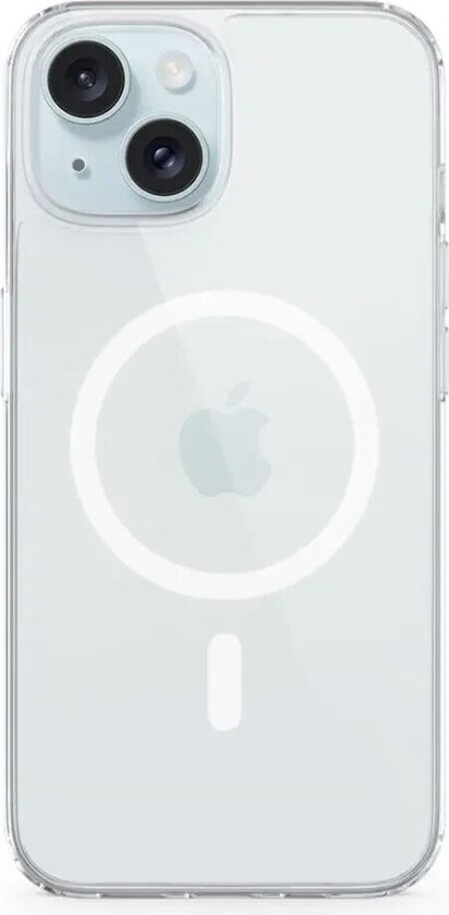 iPhone 15 Resolve Case Magnetic Deksel - MagSafe-Kompatibel - Gjennomsiktig