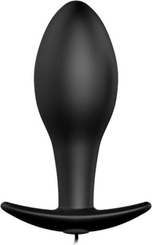 Anal Plug Black Anchor with Remote Control Analplugg med vibrator