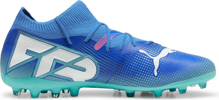 FUTURE 7 Match MG Q3 24, fotballsko gress og kunstgress, herre Blue-White-Mint