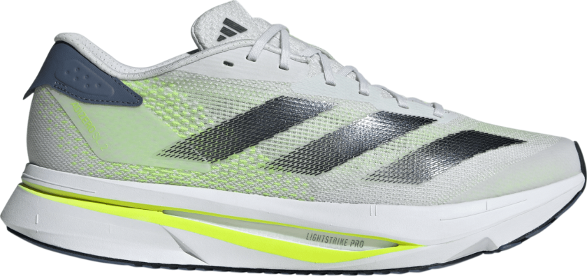 Men's Adizero SL 2 Running Shoes Dash Grey/Core Black/Lucid Lemon 46, Dash Grey/Core Black/Lucid Lemon