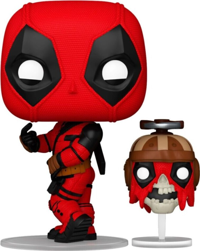 POP figure Marvel Deadpool & Wolverine Deadpool with Headpool