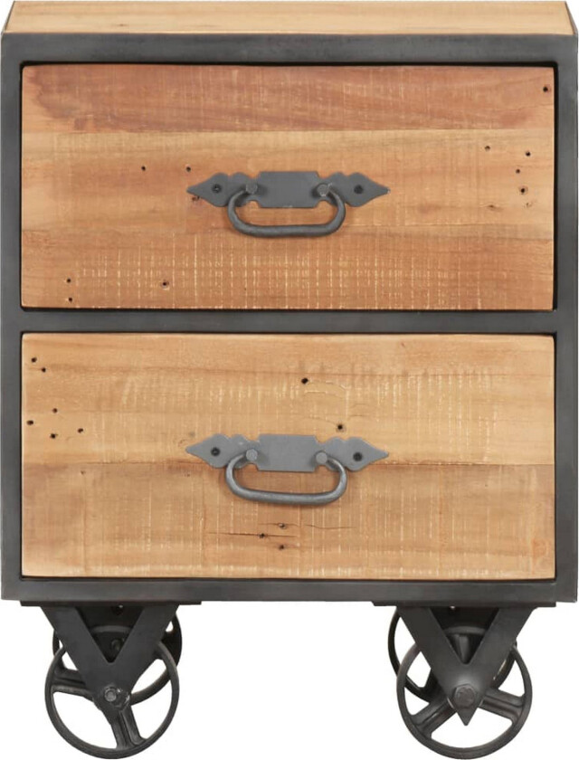 Nattbord 40x30x51 cm gjenvunnet heltre -