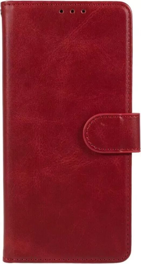 Samsung Galaxy M34 (5G) / F34 (5G) Kunstskinn Deksel m. Lommebok og Stropp - Rød