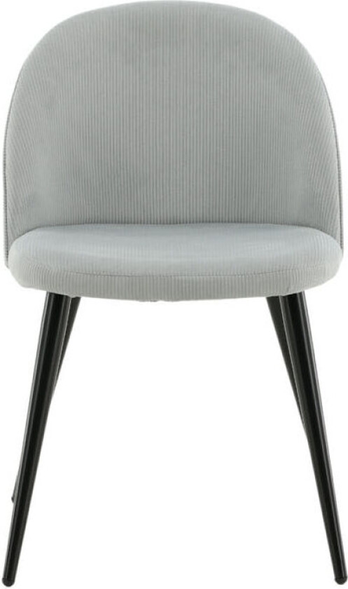 Bilde av Velvet spisestuestoler fløyel lysegrå, svart.