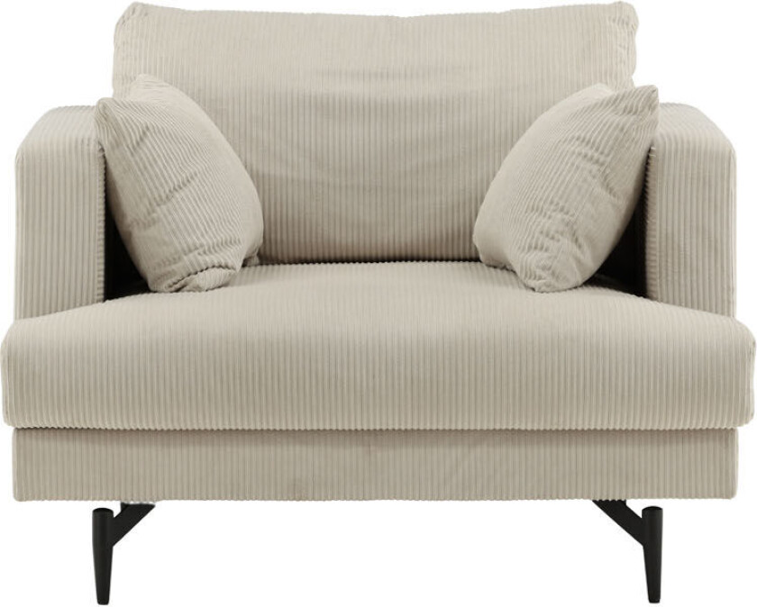 Sofia lenestol fløyel beige.