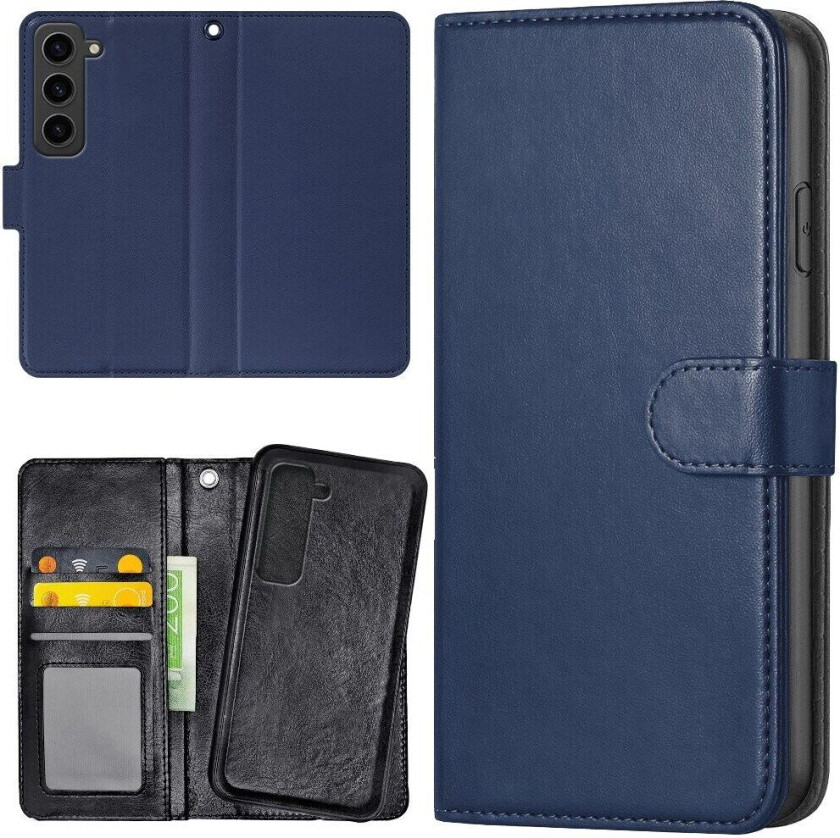Samsung Galaxy S23 Plus - Lommebok Deksel Mørkblå