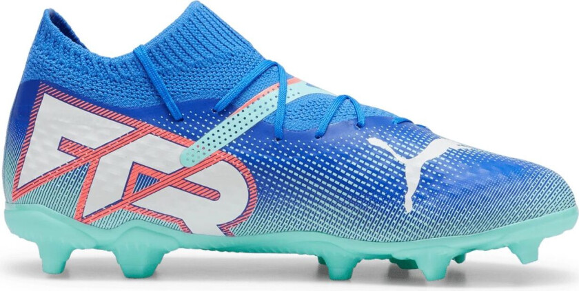 FUTURE 7 Pro FG/AG / Q3 24, fotballsko gress og kunstgress, junior Blue-White-Mint