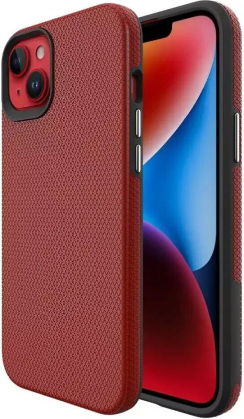 iPhone 15 Plus Plast Håndverker Deksel - Rød