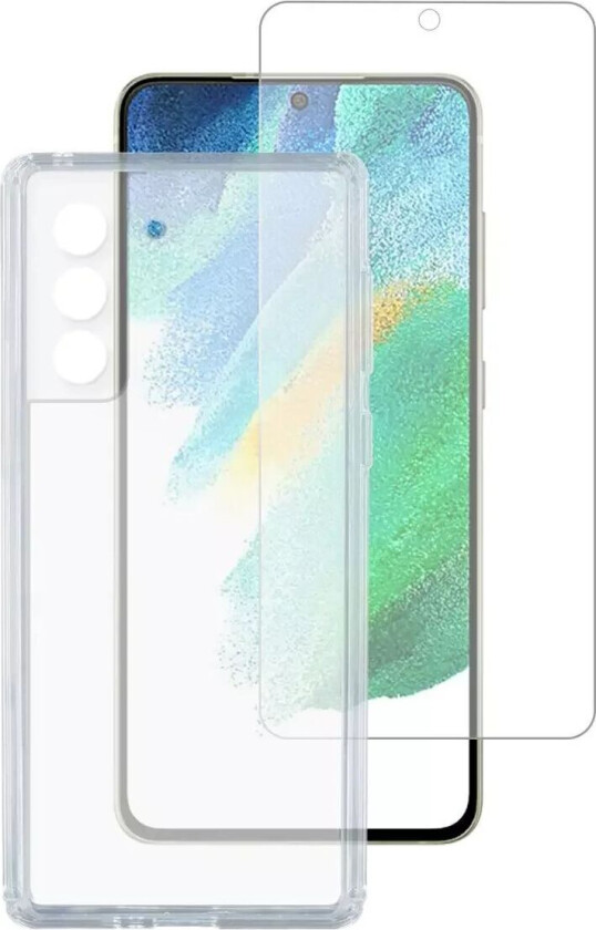 4smarts Samsung Galaxy S21 FE (5G) 4smarts Second Glass X-Pro 360° Protection Set (Deksel + Skjermbeskytter)