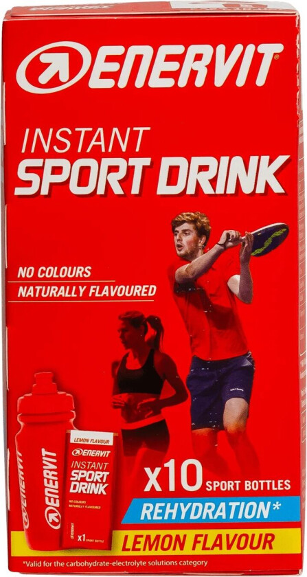 Enervit E.Sport Instant Sport Drink 10x16g, sportsdrikk Lemon