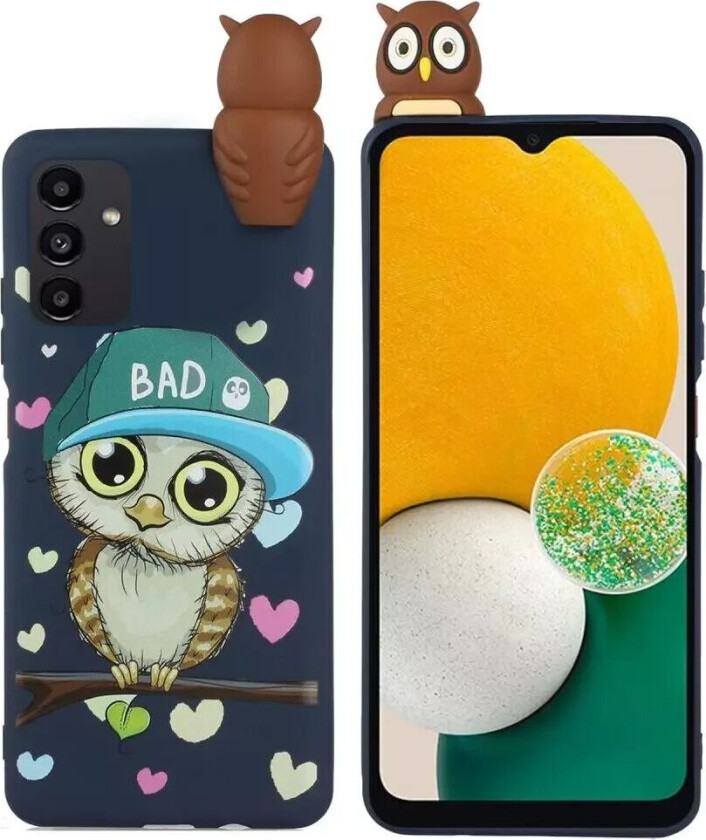 Samsung Galaxy A14 (5G) Fleksibelt Plastdeksel 3D - Ugle